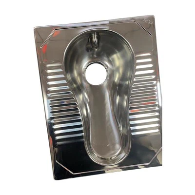 Roestvrijstalen gehurkte pannen